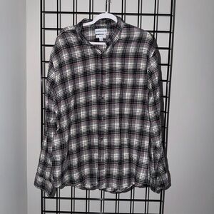 Saddlebred Gray and Red Plaid Shirt